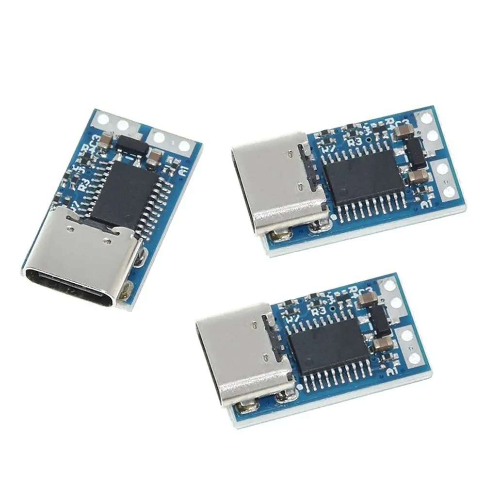 9V/12V/15V/20V Type-C Decoy Module DC Fixed Voltage Fast Charging USB C Adapter Universal Type-C Power Module Notebook Power