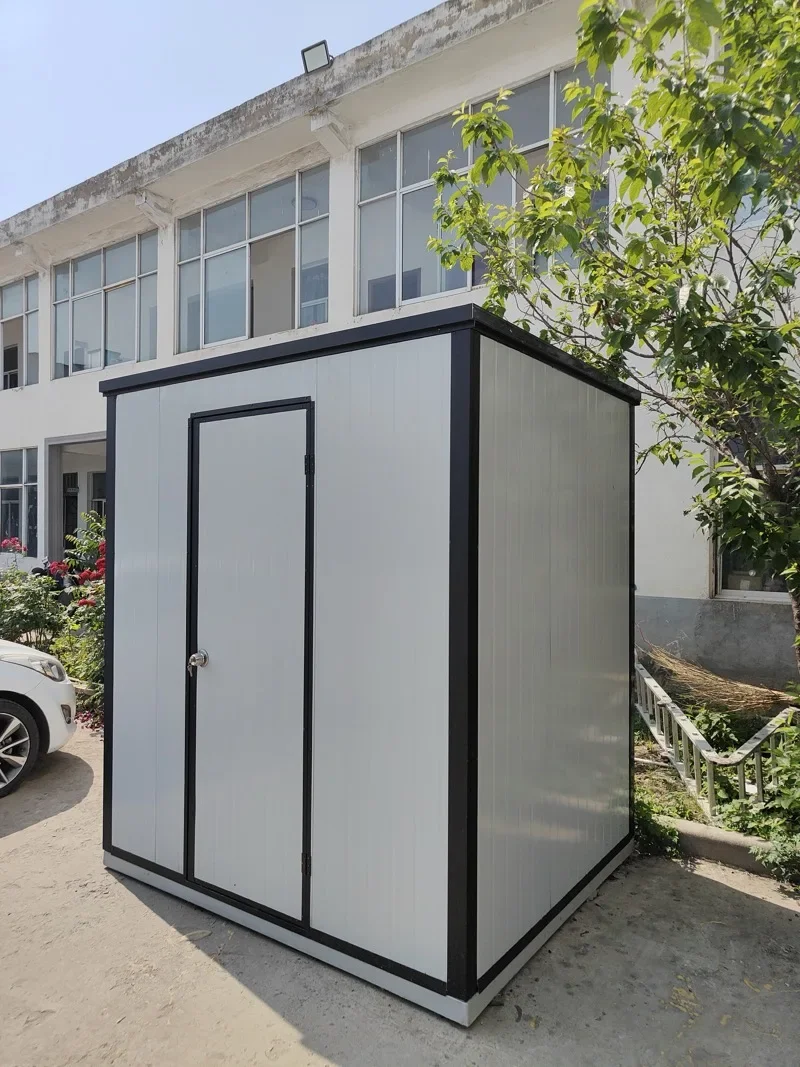 2026 Modern Outdoor Prefab Bathroom Unit Square Sliding Folding and Hinge Styles Acrylic Shower Cabinpromote sales