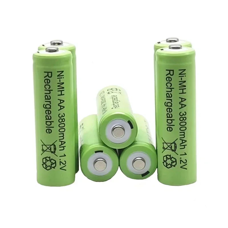3800mAh AA 1.2V Battery Ni-MH Rechargeable Battery for Toy Remote Control Rechargeable Batteries AA 1.2v 3800mah Battery image 2