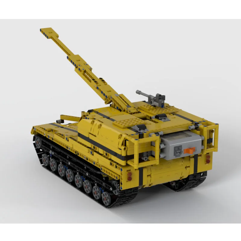 

Конструктор MOC-203974: Городской Военный Тяжелый Боевой Танк, Модель 1977 года, Детский Подарок на День Рождения и Рождество для Мальчиков
