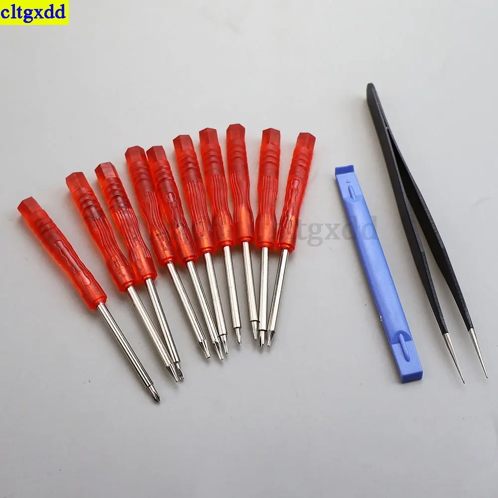 cltgxdd 1 set screwdriver FOR GBA GBC GBA SP Wii switch DS Lite NDSi Xbox One 360 PS4 PS5 screw tweezers pry bar set repair tool