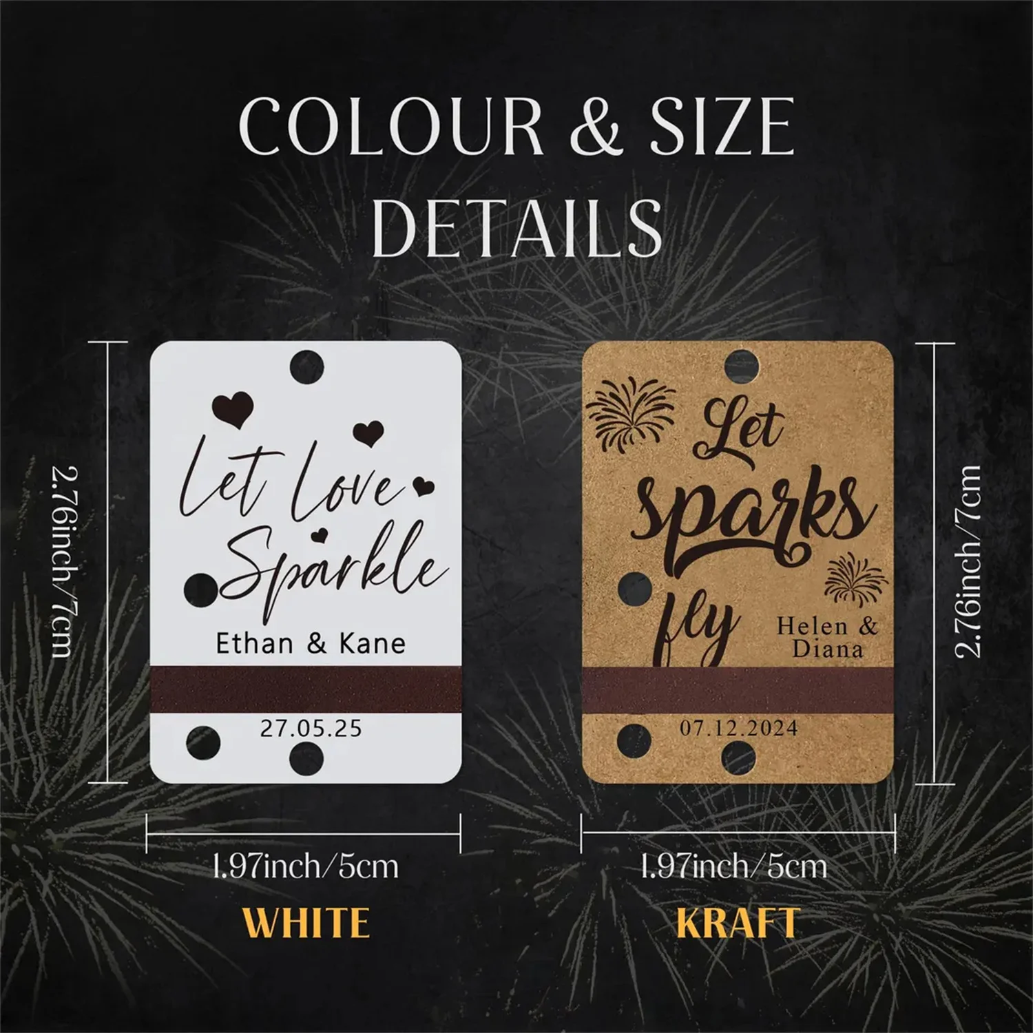 50 قطعة من علامات سباركلر للخروج الكبير للزفاف |   تضيء الليل |   علامات سباركلر لضيوف الزفاف |   هدايا الزفاف |   زفاف سباركل