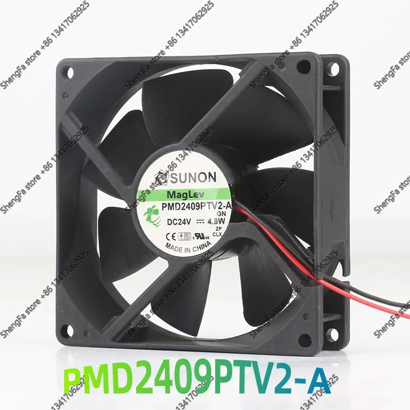 Original Sunon 5V 12V 48V AC EC 9025 90X90X25MM 9CM Maglev Frequency converter Mute PMD2409PTV2-A cooling fan DC 24V 4.8W