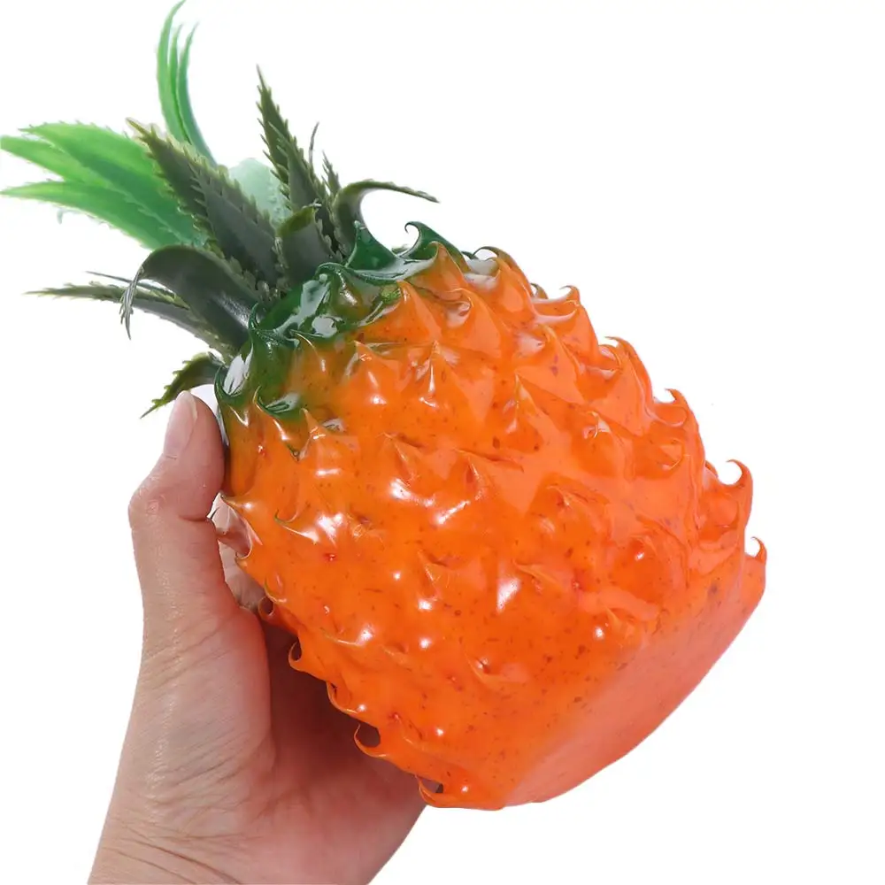 الفواكه الاستوائية الأناناس الاصطناعي رغوة واقعية وهمية الفاكهة الدعائم DIY بها بنفسك الحرفية محاكاة الأناناس نموذج طاولة المطبخ #4