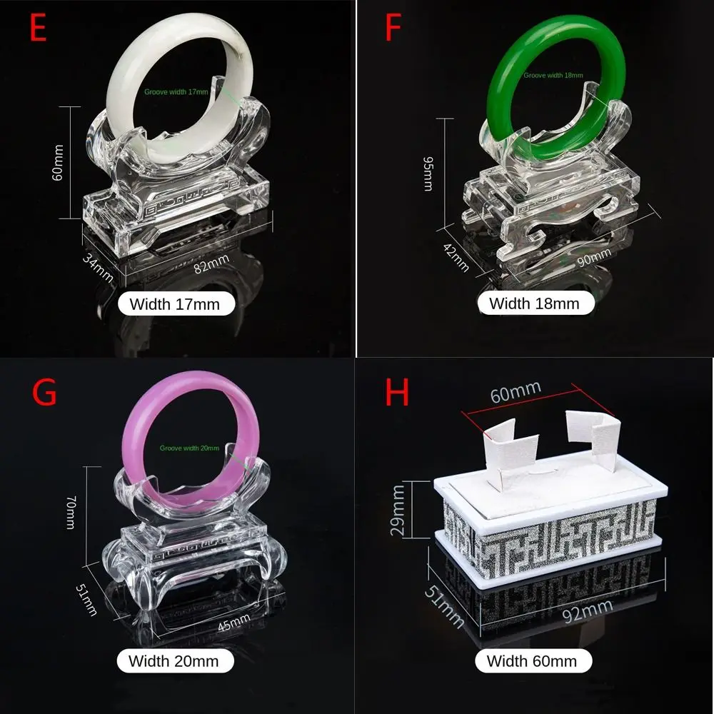 Fashion Acrylic Bracelet Display Holder Transparent Creative Wrist Watch Display Rack Jewelry Convenient Show Case