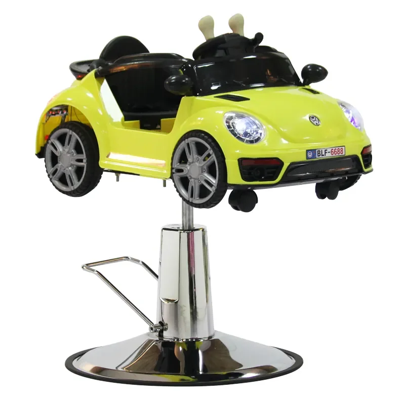 Hot Sale Cheaper Children's Hair Cutting Seat Cartoon Car Hairdressing Chair with Mp3 Child Seat Cushion for Children