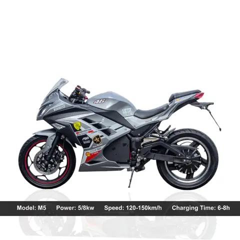 Motocicleta elétrica 5000W 72V 50AH