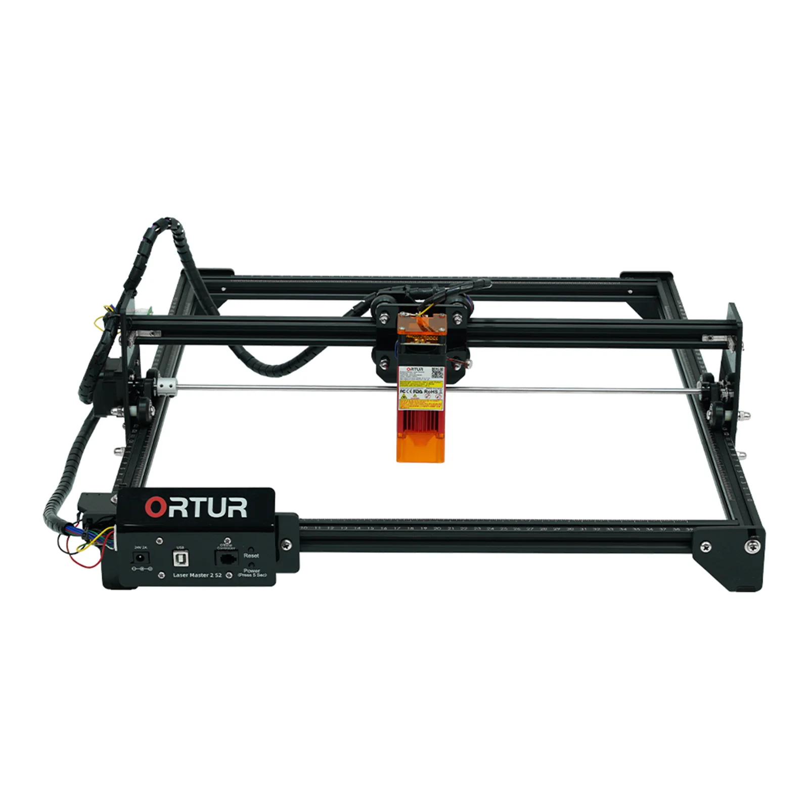 Laser Engraver Laser Engraving Machine DIY Cutter Working Area 390mm*410mm  ORTUR Laser Master 2 S2 + 24V LU2-2A 2W