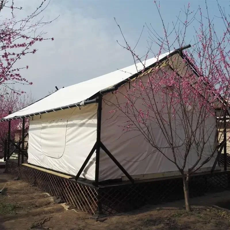 Custom Outdoor Waterproof Luxury Camping Tent for Family Hunting Resort Hotel Trip with Optional Bathroom