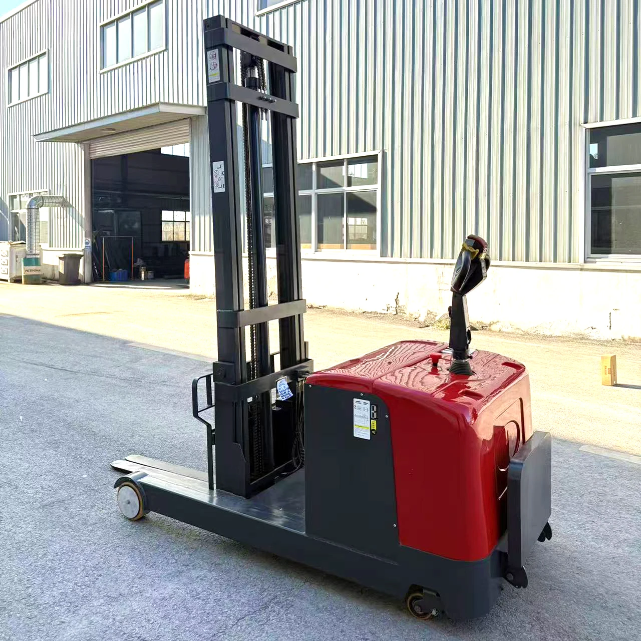 Cheap Price Electric Stacker 2 Ton Standing Counterbalance Intelligent Control System 1 Ton 3 Ton Semi Electric Pallet Stacker