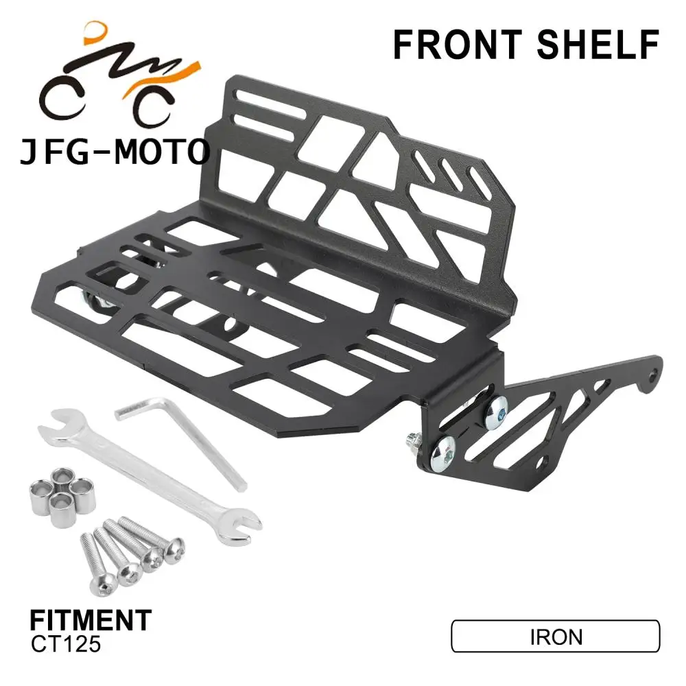 New Motorcycle Accessories Luggage Bracket Iron Storage Racks Front Shelf Front Rack Carrier for HONDA CT125