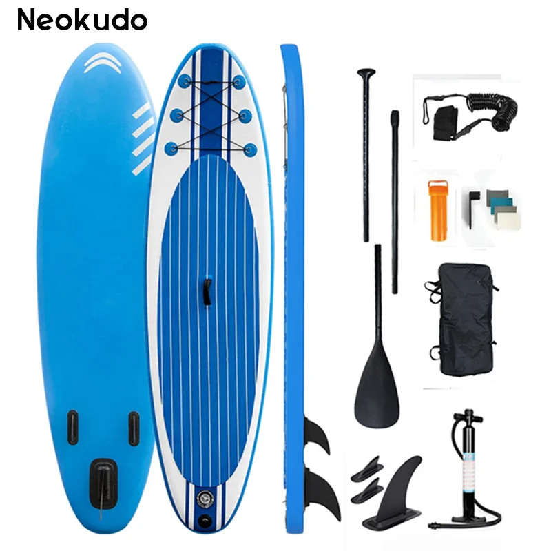 Customized design stand up paddle board inflatable sup boards with oars