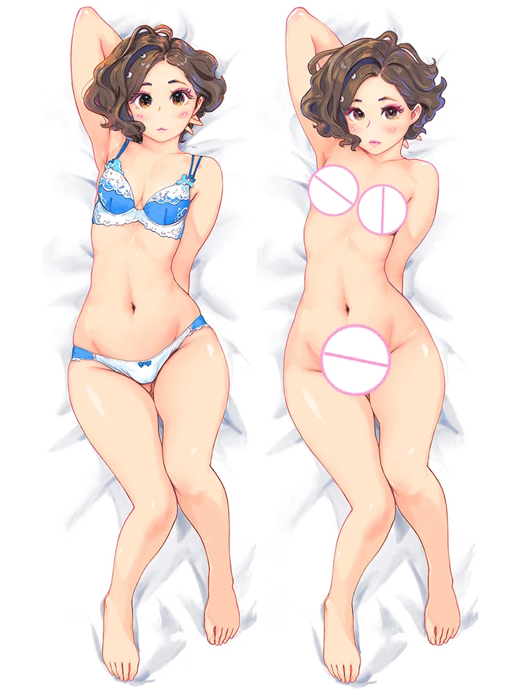 

Dakimakura Anime Pillow Cover Kishi Mieko Double Sided Print 2Way Cushion Bedding Gifts