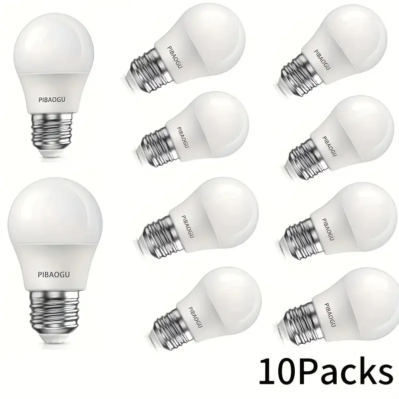 가정용 LED 전구 램프, AC 220V, AC175-265V E27, 6W, Lampada Bombilla, 거실 조명, 10 개