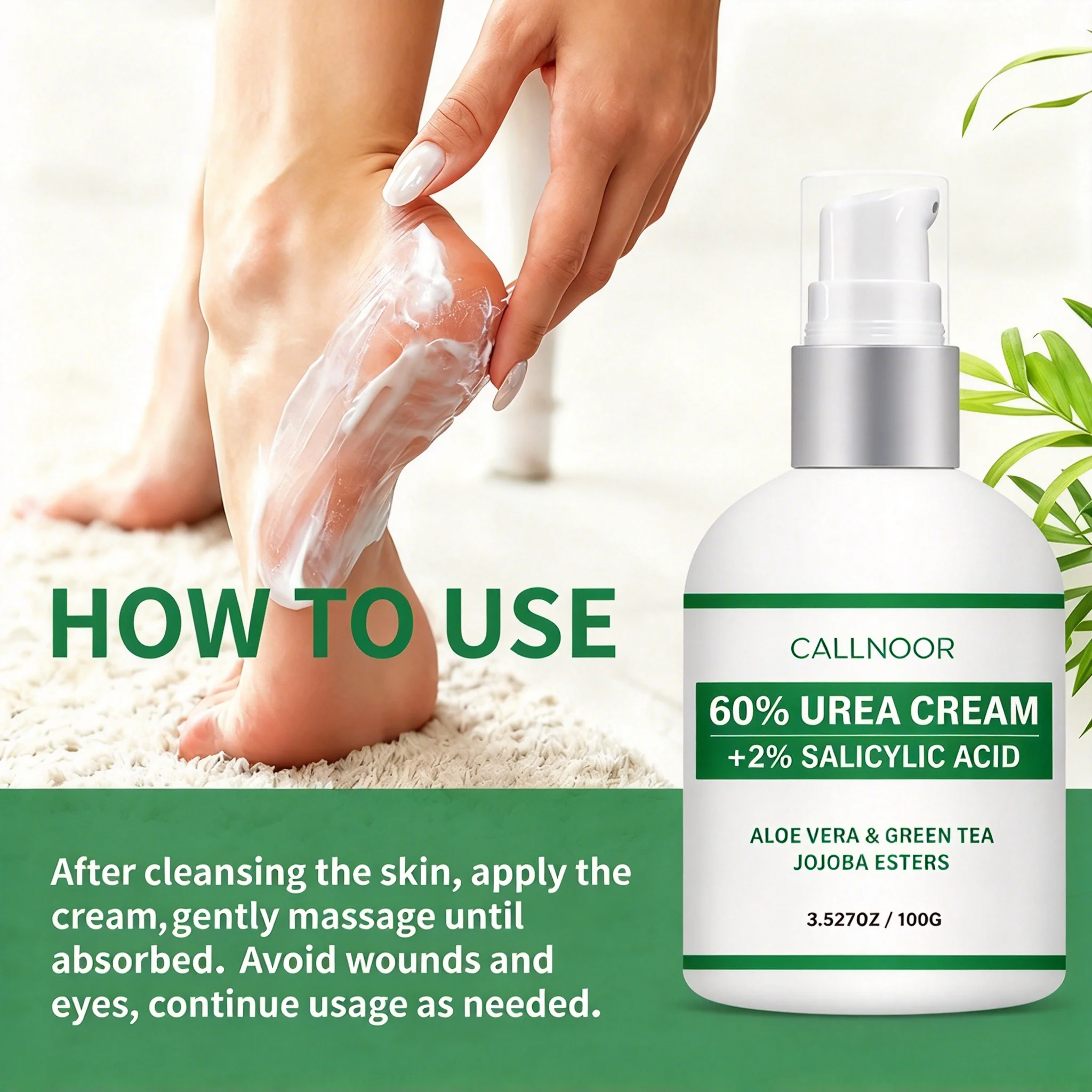 60% Urea Cream + 2% Salicylic - Urea Foot Cream ulasan dan harga