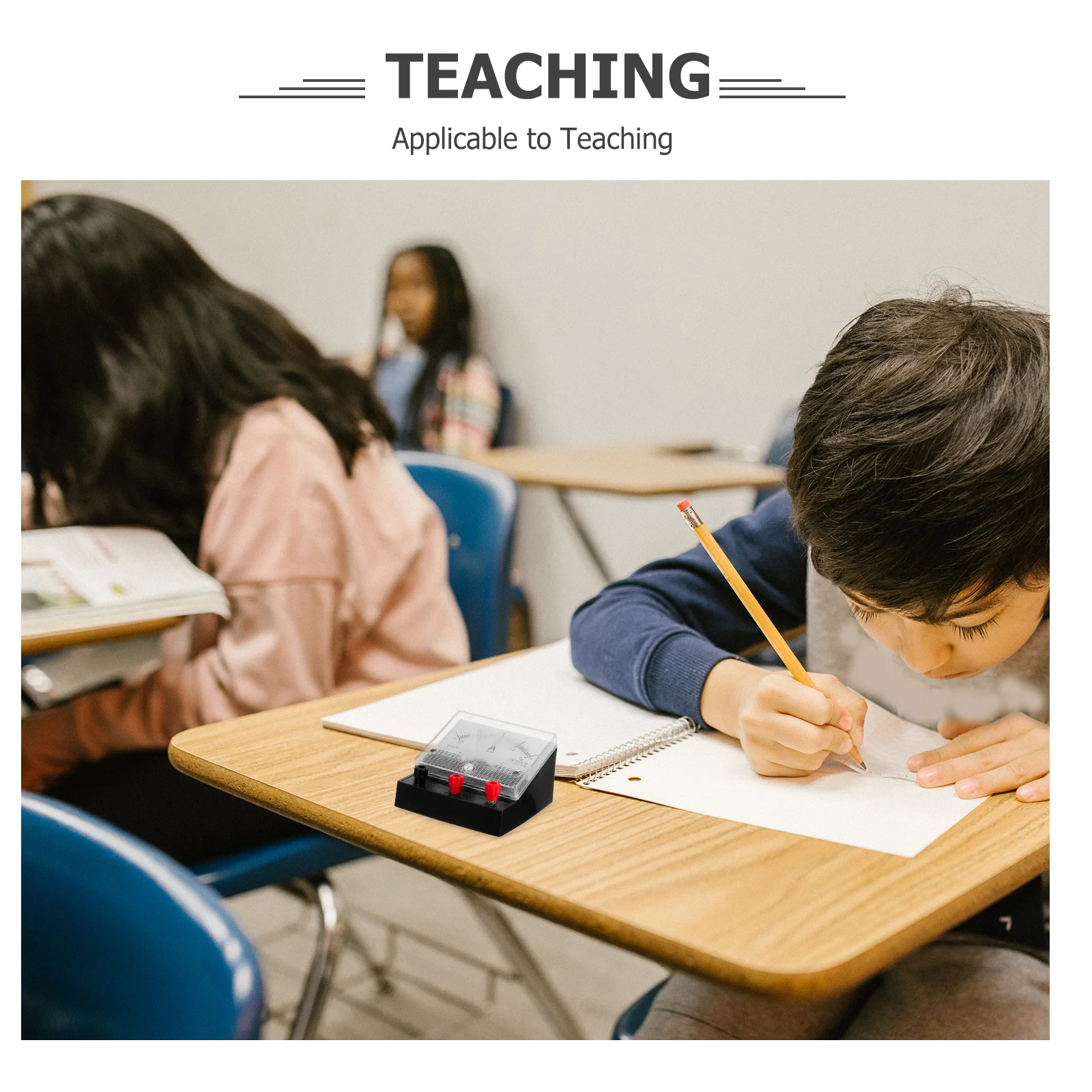 2 قطعة تيار مستمر مقياس التيار الكهربائي الفولتميتر مجموعة أدوات القياس التناظرية لتجارب الفصول الدراسية مختبر الفيزياء المدرسية الحالية