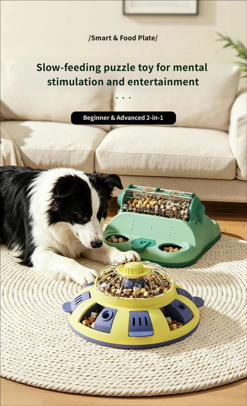 Dog Puzzle Feeder Toy - Игрушка-головоломка для кошек, медленная кормушка с