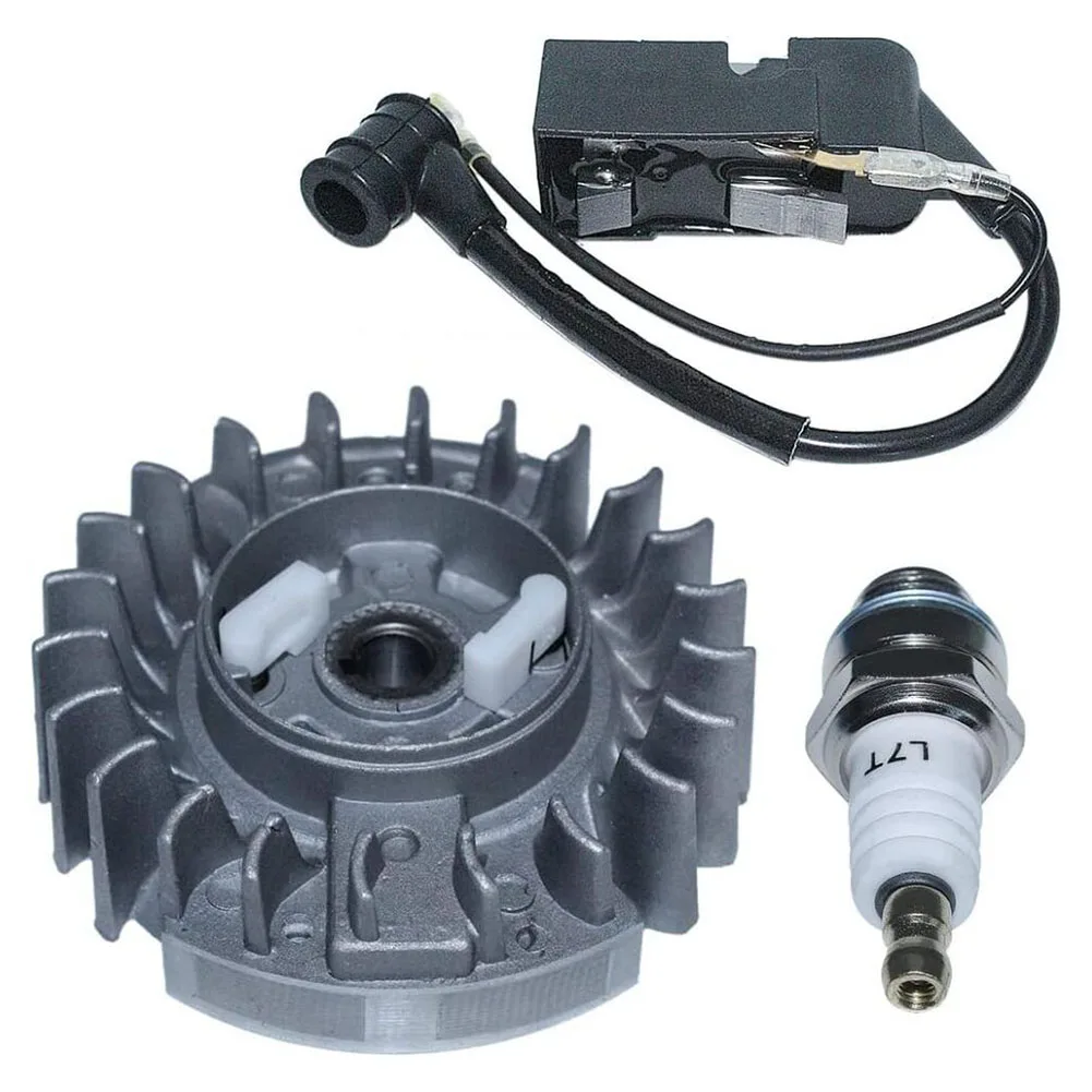 Kit de Bobina de Ignição do Volante para 4500 5200 5800 45cc 52cc 58cc para Peças de Motor de Motosserra a Gasolina Chinesa Acessórios de Ferramentas de Jardim