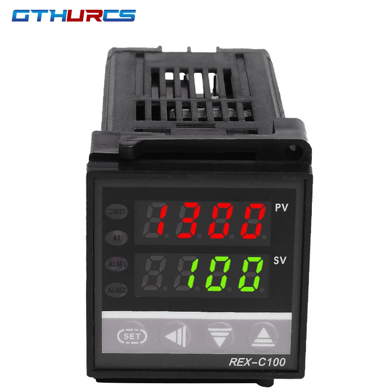 

New Alarm REX-C100 110V to 240V 0 to 1300 Degree Digital PID Temperature Controller Kits with K Type Probe Sensor