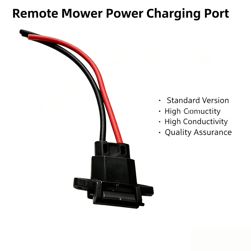 BNTFLEX Charging Port for Remote Controlled Tracked Lawn Mower, Agricultural Weeder & Grass Cutter Replacement Parts