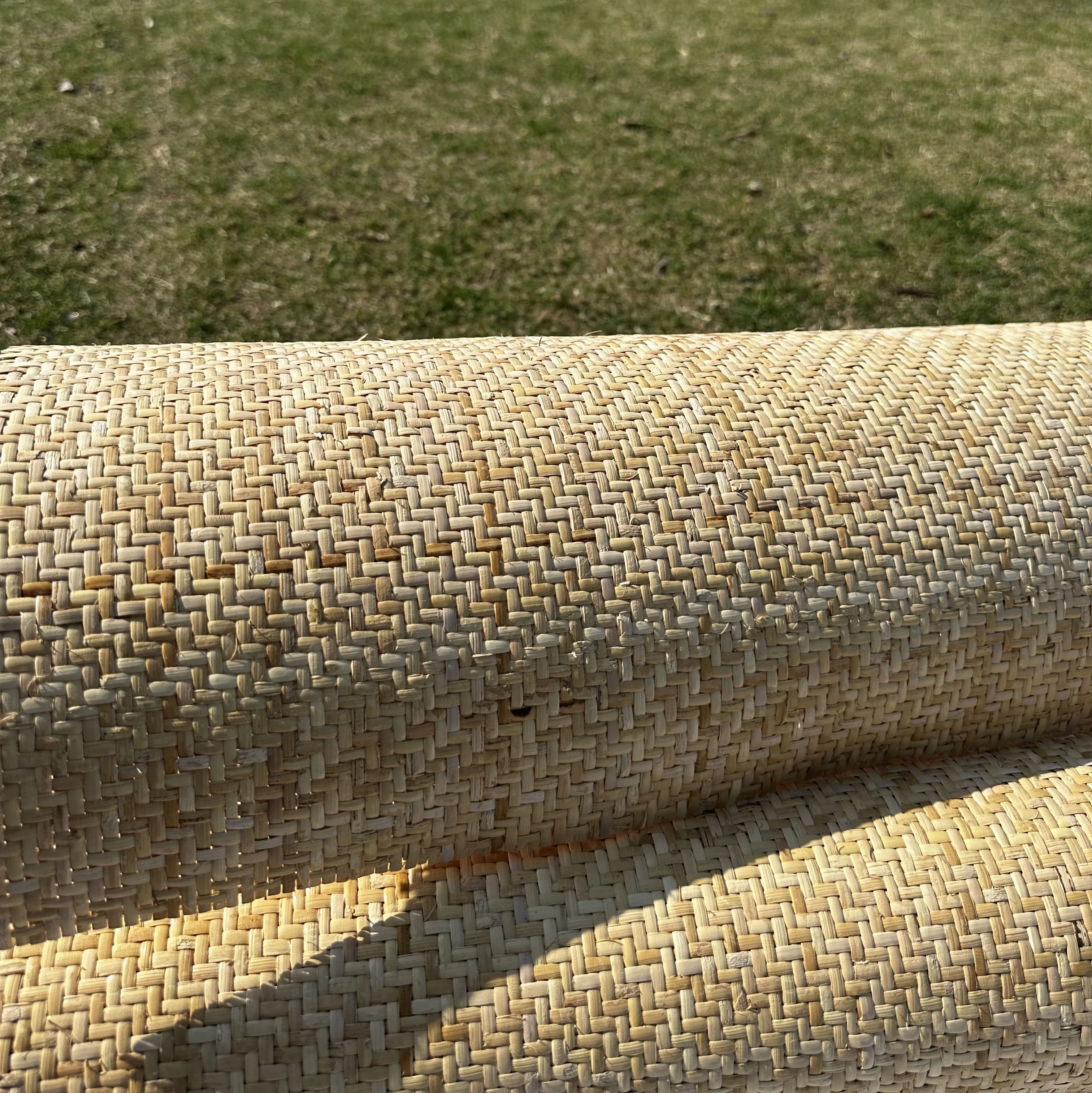 60-100cm Breite Natürliches Rattan-Rollgewebe, 5,5-10 m Lang Großformatiges Korbmattenmaterial Rattan-Gewebe für Schranktüren – Detail 4