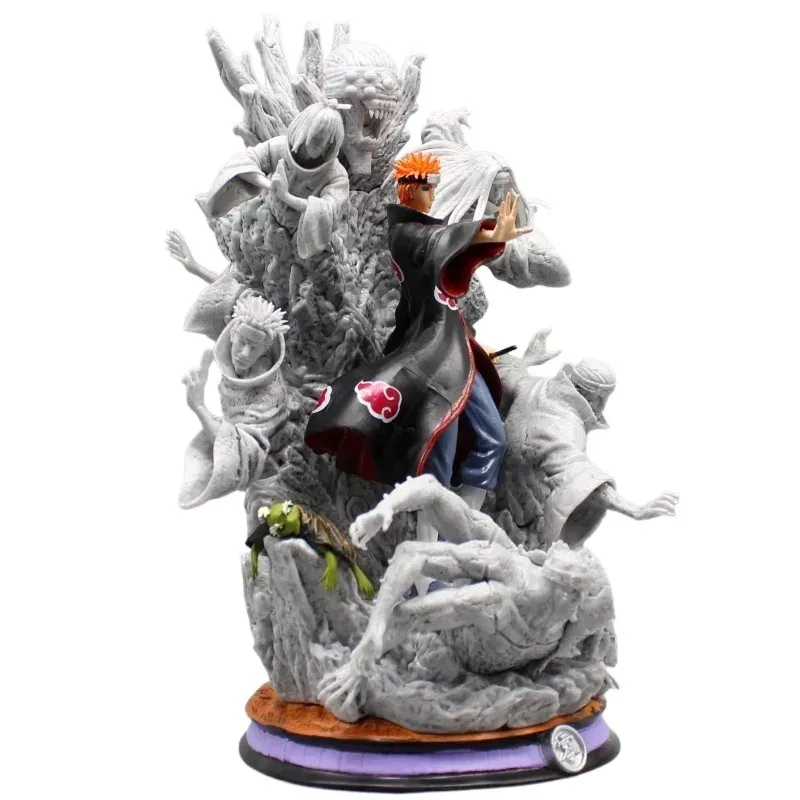 Figura de Anime de Naruto, Akatsuki Pain, 27 cm, Figura Gk, Estatua de PVC, Modelo de Muñeca, Adorno Coleccionable, Decoración de Escritorio, Juguetes, Regalos de Navidad para Niños