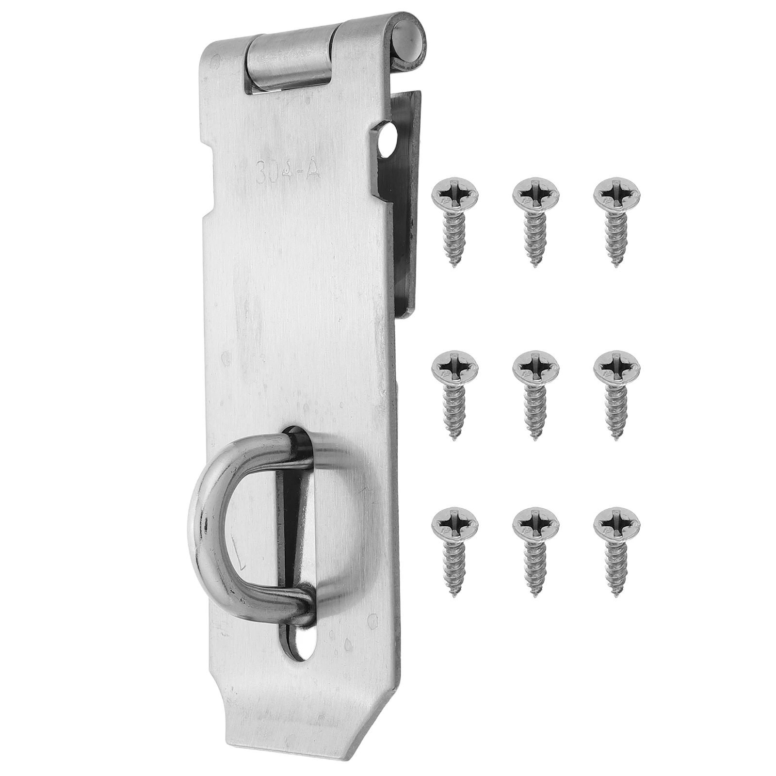 

Stainless Lock Heavy Duty Security Extended Antitheft Padlock Security Hasp Steel Gate Closet Clasp Latch Door Steel Hasp Lock