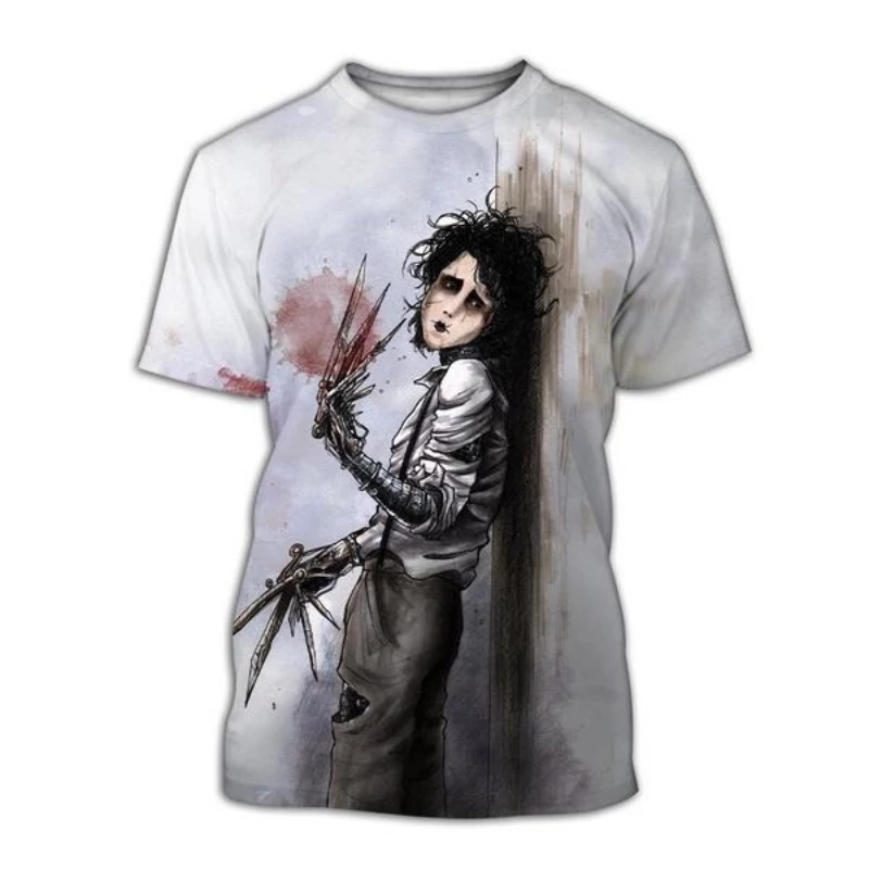 Edward Scissorhands Movie T-Shirt 3D Print Cool Casual Pride T Shirt Men/Women Fashion Tshirt XXS~6XL