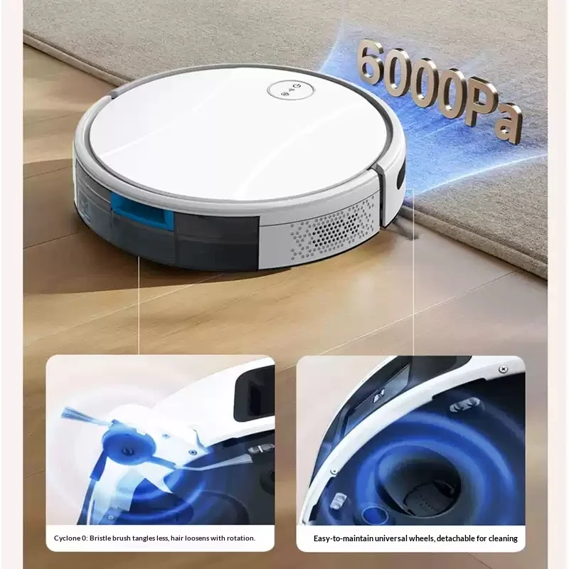 TAKDIR V72S Robot Vacuum Cleaner Intelligent suction scanning and dragging integrated APP controls automatic charging