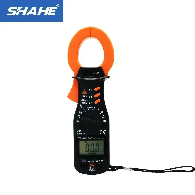 

Shahe Digital Clamp Meter VC3218 ACV, DCV, AC, DC Clamp Ammeter Automatic Range Clamp Meter Digital High Precision Multimeter