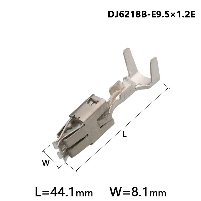 50PCS automobile 9.5 large four lobe contact pin socket insert reed terminal spring DJ6218B-E9.5X1.2E