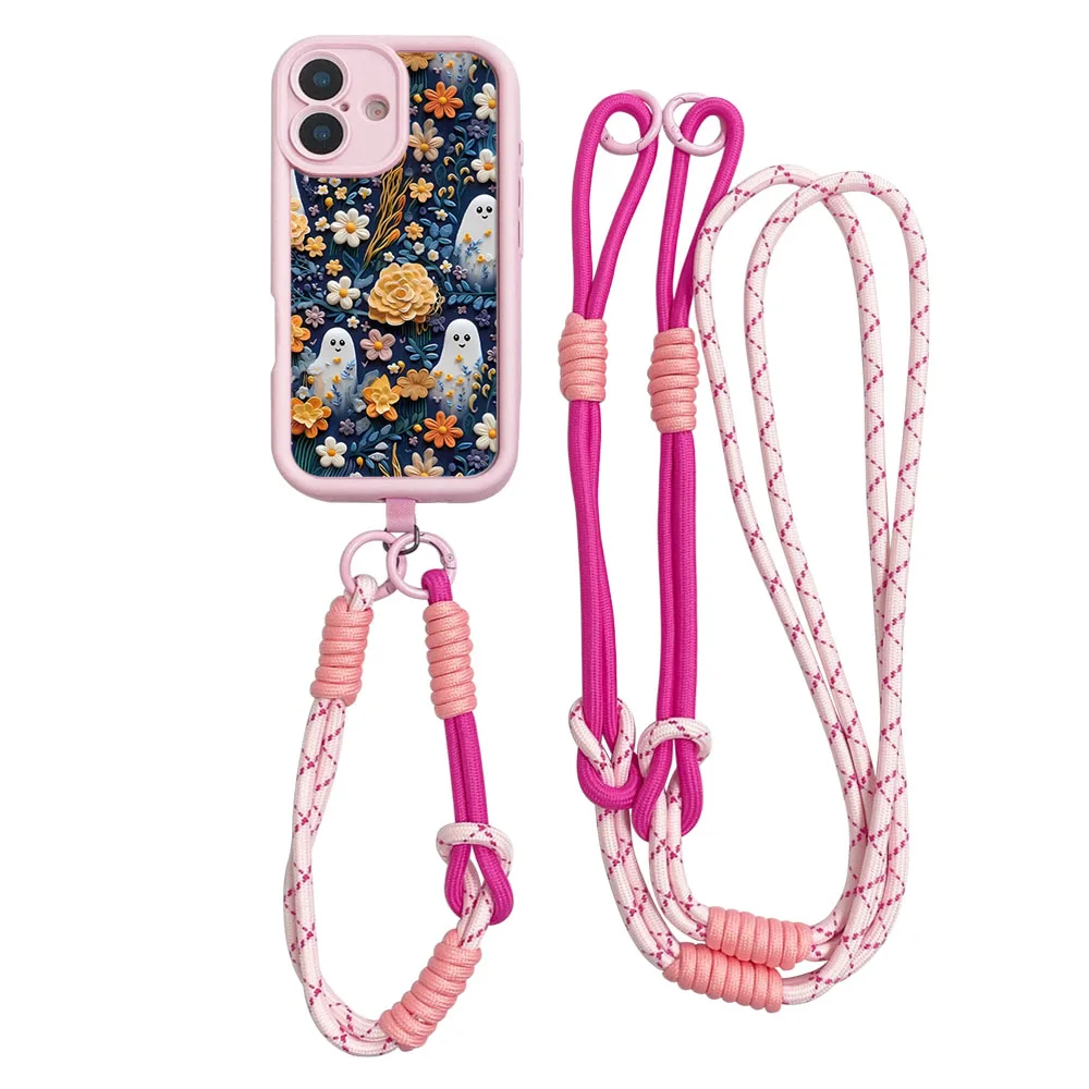 Ypm5Crossbody الحبل جراب هاتف ل Redmi ملاحظة 14 13 12 11 10 9 8 7 برو زائد 14s 13C 12C 14C 9C 10C هالوين المعصم سلسلة غطاء