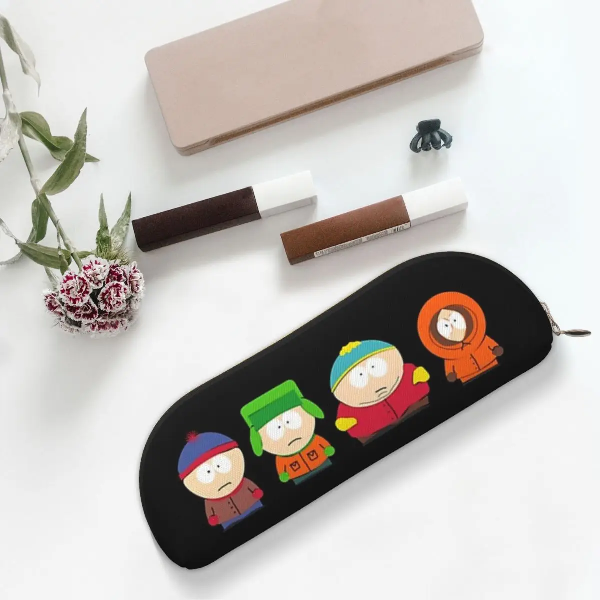 

Southpark Boys Cartoon Anime Pencil Case Pencil Pouch Storage Stationery Supplies Large Capacity Pen Box Pencil Bag for Kids