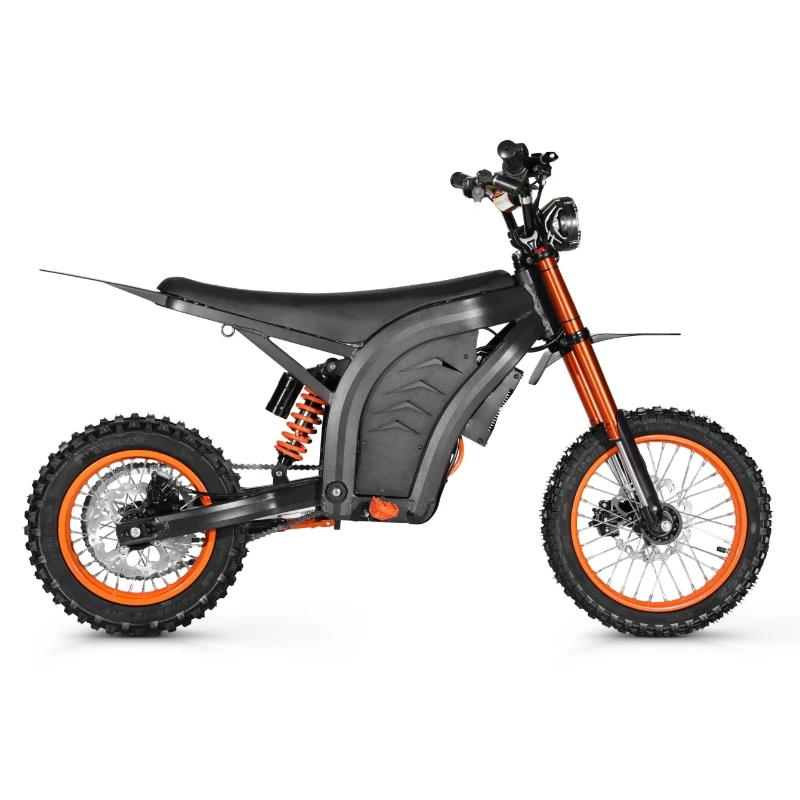 

US 48V21AH Electric Motorcycles for Teenagers Off-Road Dirt Bike with Soft Seat Brushless Motor 60km/h Max Speed Lithium Battery
