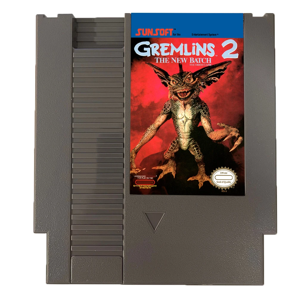 Classic Game Gremlins 2 For NES Super Games Multi Cart 72 Pins 8 Bit Game Cartridge,for NES Retro Game Console