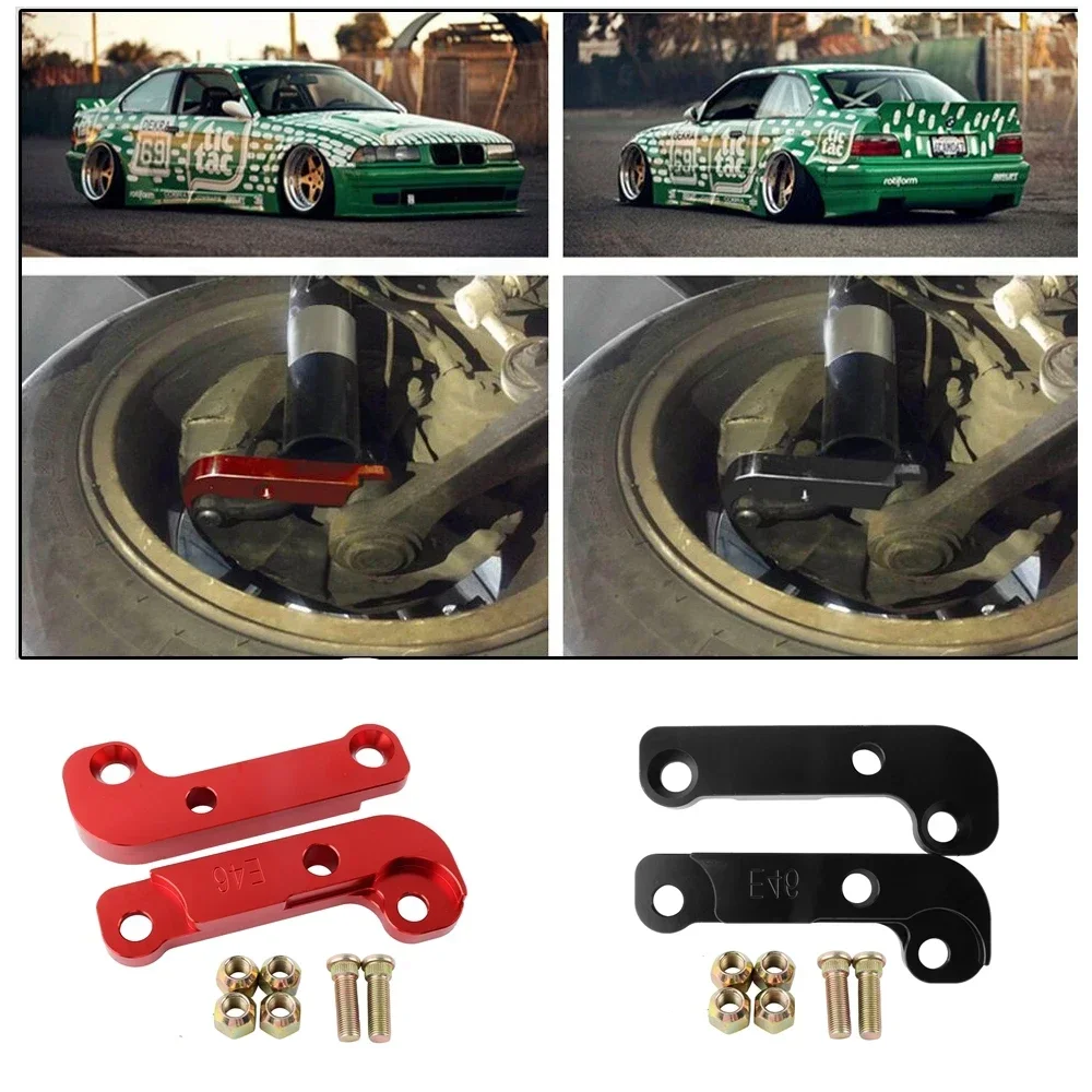 Car Accessories Adapter Fit for BMW E46 M3, Increases Turn Angles 25%-30%, Tuning Drift Power, Requires Lower Arms Auto parts