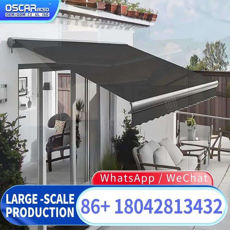 Smart Garden Electric Louvered Gazebo with Rain Sensor Economical Waterproof for US Backyard Outdoor Upgrade Retractable Awning