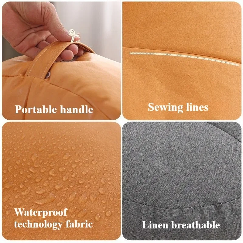 Floor Cushion Round Floor Seating Pillow Cushion Meditation Yoga Seat Kneeling Mat Thick Waterproof Cushions 방석 두꺼운 Cojín Silla - Image 3