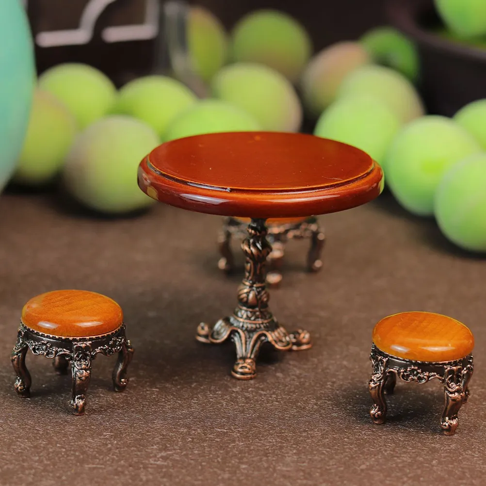 mesa-redonda-miniatura-para-decoracao-de-casa-de-bonecas-construcao-em-madeira-solida-e-liga-metalica-detalhes-vividos-acessorio-de-mobiliario-para-mini-casa