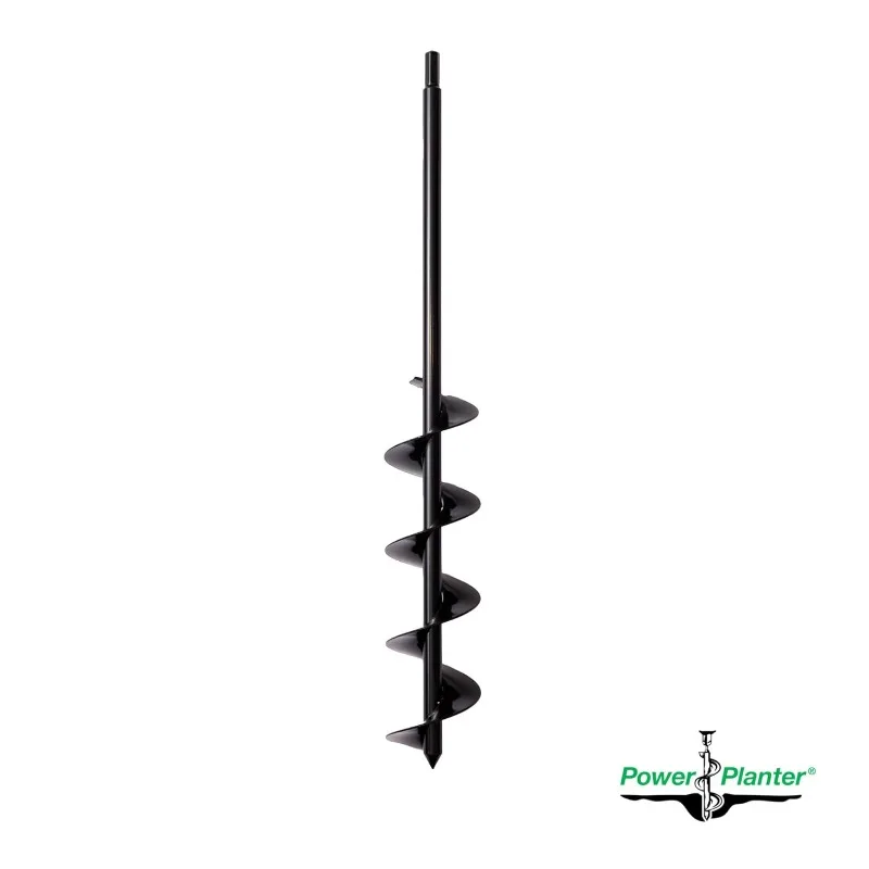 

Power Planter Bulb Auger & Bedding Plant Tool - 3x48 Garden Auger Drill Bit with 1/2" Non-Slip Hex Drive, Hand-Welded Planting A
