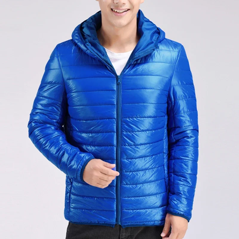 Winter New Men's Warm Long Sleeve Cotton-padded Jacket Comfortable and Leisure Slim  Men's Coat