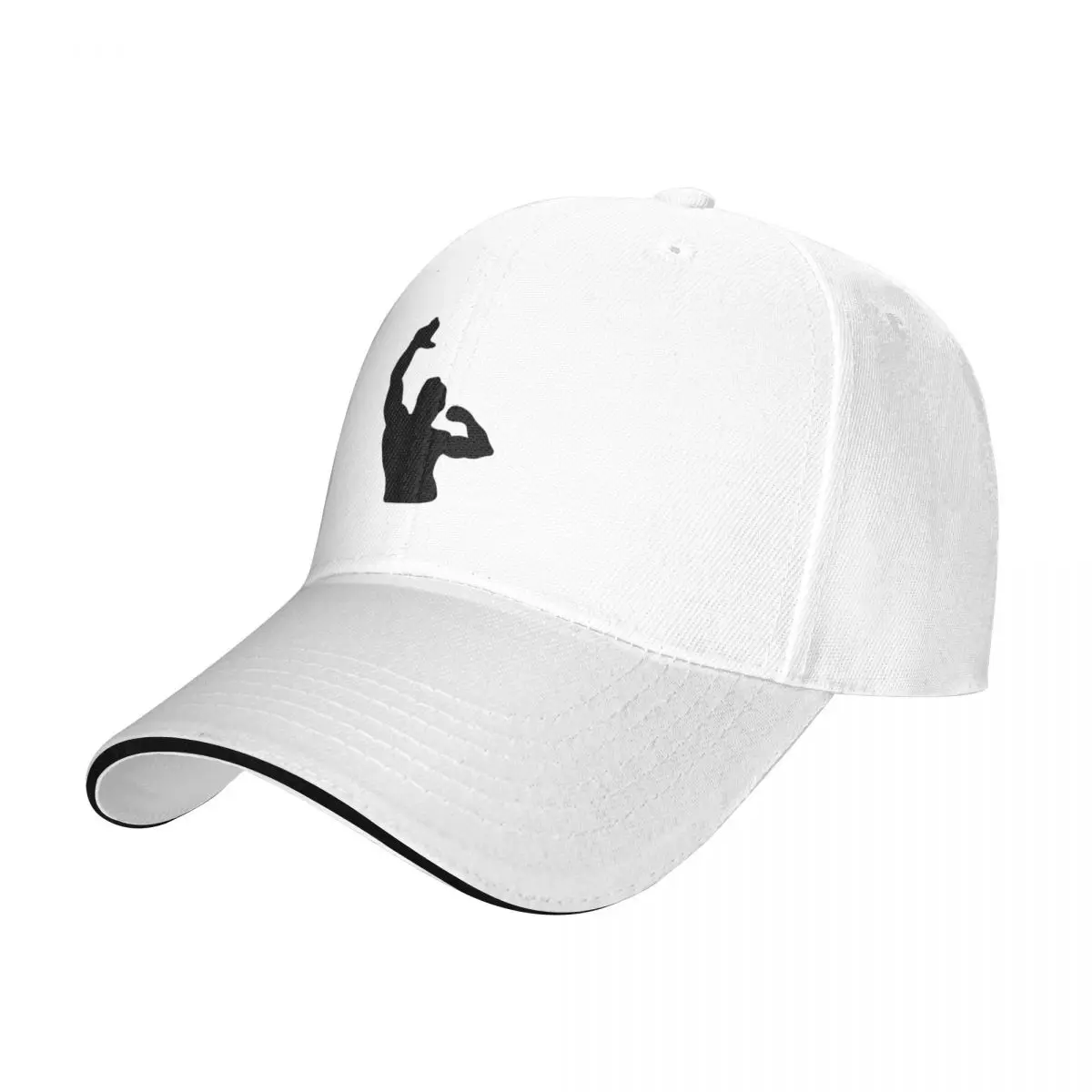 Zyzz Pose Black Silhouette Baseball Cap Wild Ball Hat Sunhat Golf Men Women's