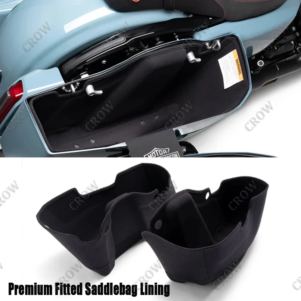 Nowa wyściółka do torby siodłowej typu Premium dla 2023 Harley TOURING-Up FLTRXSE 2024 FLTRX FLTRXSTSE Touring Road slide CVO