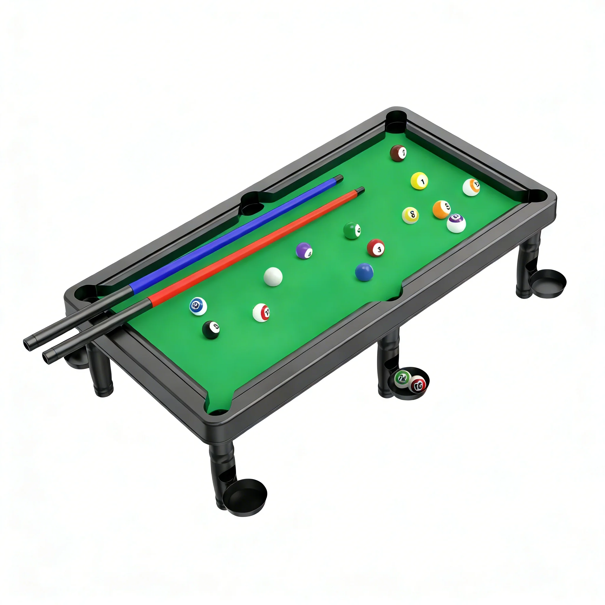 Multi-Game 3 in 1 Pool Table Combining Table Tennis and Air Hockey for Maximum Recreation Value