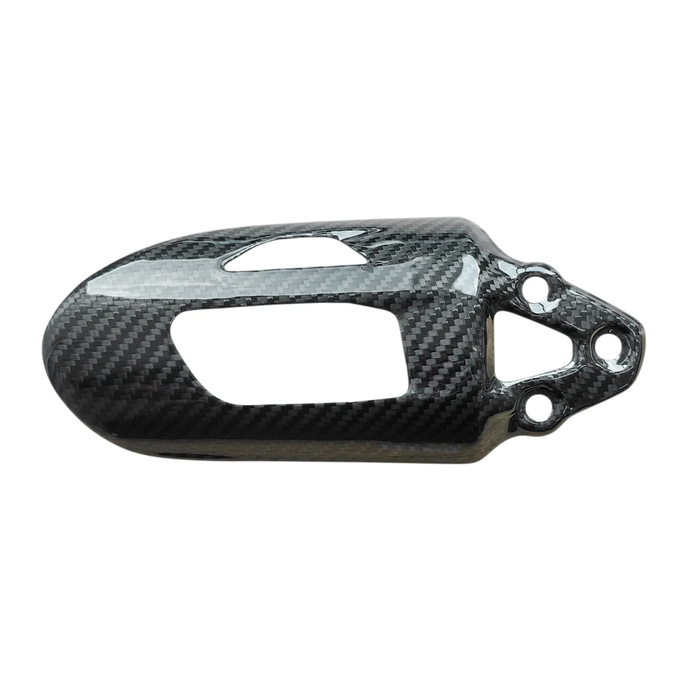 Carbon Fiber Motorcycle Rear Shock Absorber Protection Cover for Ducati Panigale V2 V2S 2020-2024