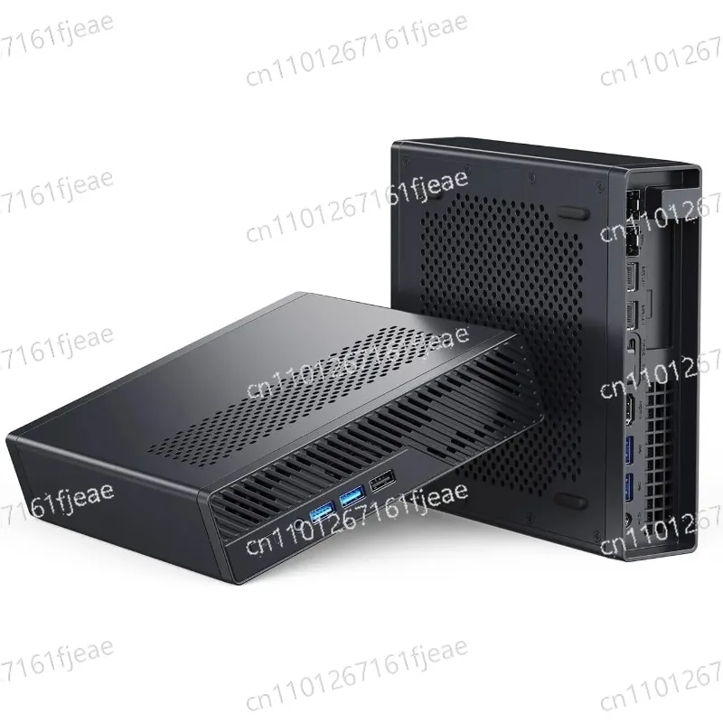 Triple Display Mini PC Workstation, 2×2.5G LAN + 10G SFP+ Ports, High Performance Desktop Computer for Gaming & Office