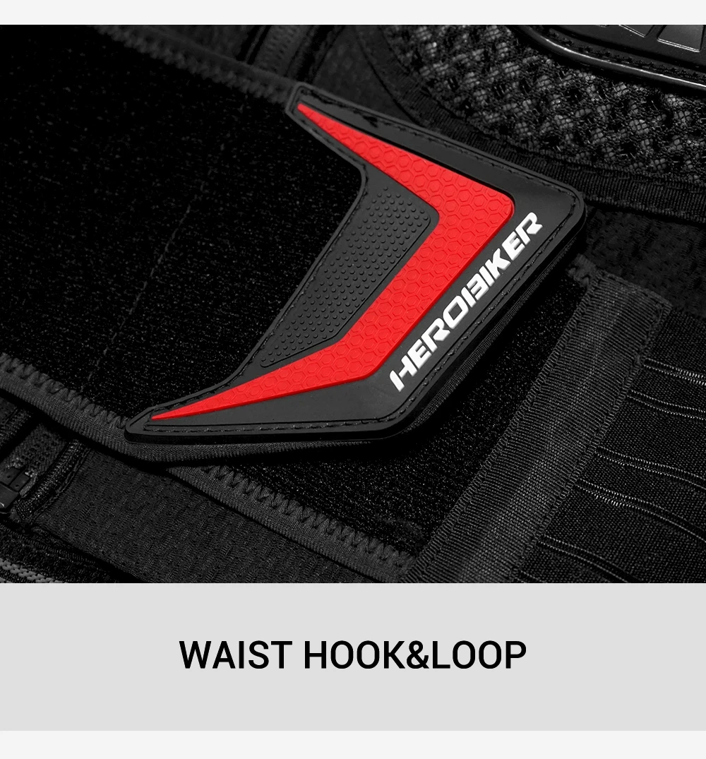 Offroad-Motorradrüstung mit Sturzschutz für Brust und Rücken, atmungsaktive und verschleißfeste Motorradjacke und -hose. – Detail 8