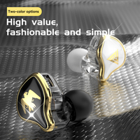 QKZ AK6 Ares EDX PRO 1DD Dynamic Earphones HIFI Music Sport Earbuds In Ear Earphones Sport Noise Cancelling Headset EDXPRO DQ6 Z