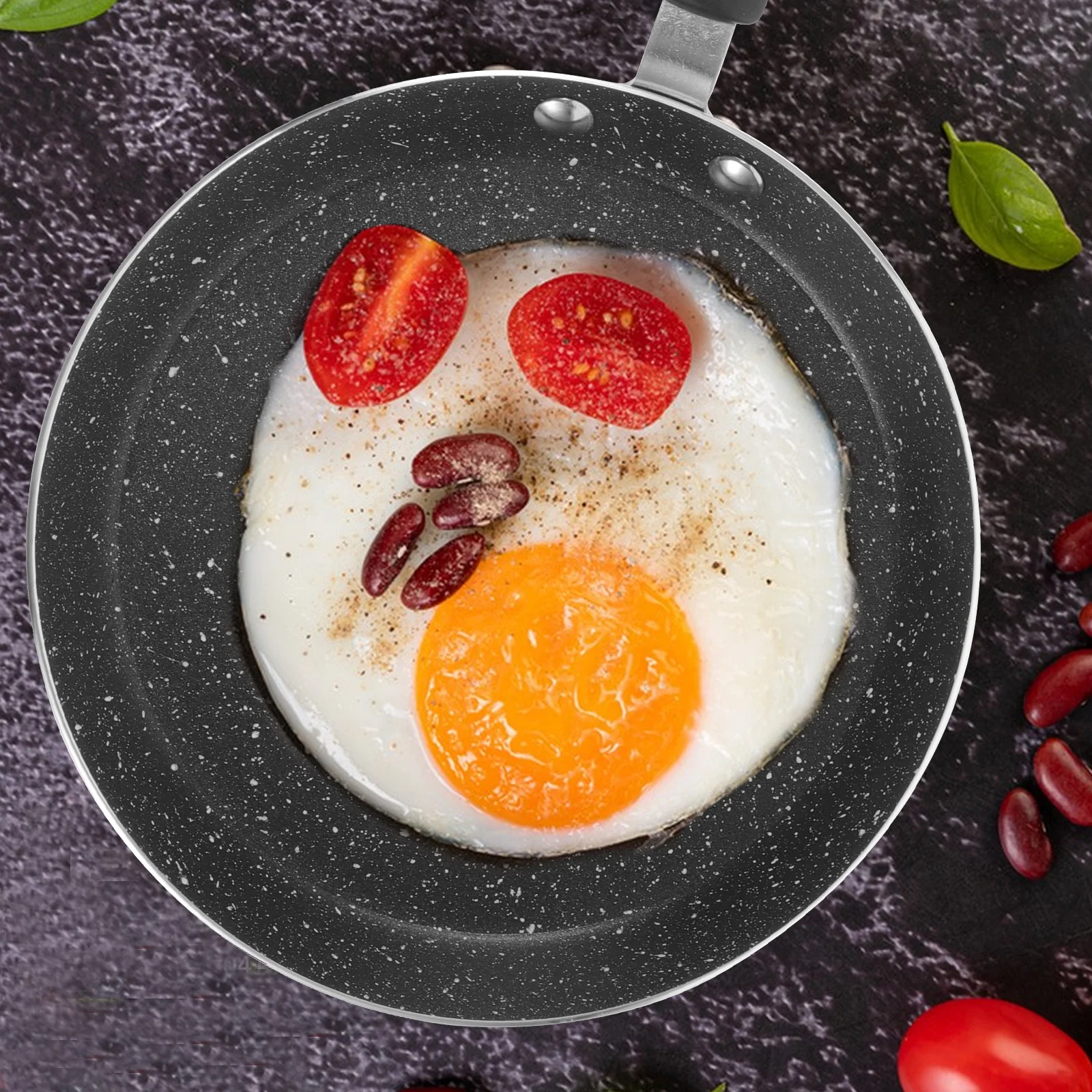 

Nonstick Frying Pan Maifan Stone Skillet Kitchen Utensils Egg Omelet Cooking Heat Distribution Premium Sandwiches
