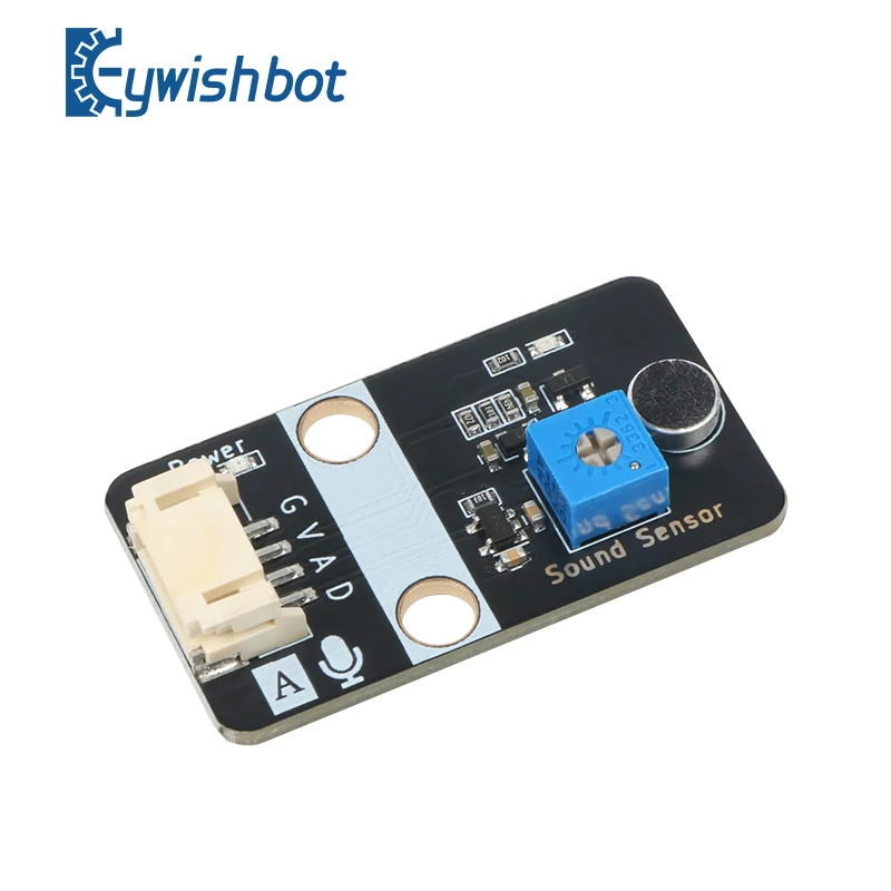 Sound sensor module, sound sensing detection microphone module, amplifier compatible with Lego